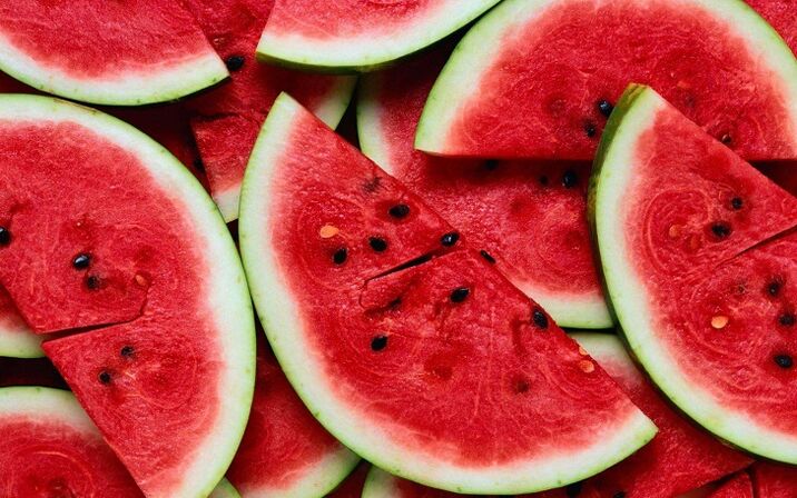 slices of watermelon to lose weight